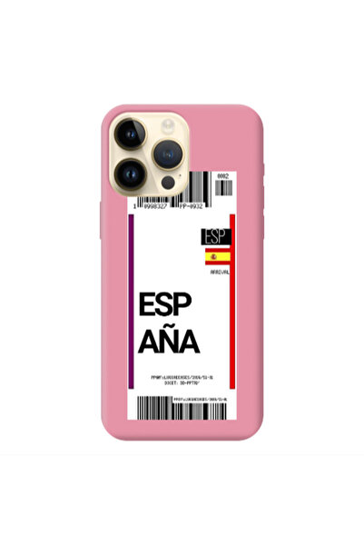 Other Apple iPhone 13 Pro Max Espana Arrival Pink Colored Silicone TPU Θήκη