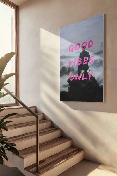 INNOVI Good vibes only Canvas