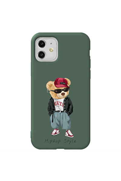 Other Apple iPhone 11 Hip hop style Dark Green Colored Silicone TPU Θήκη