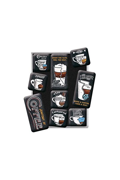 Nostalgic Art Nostalgic-Art Retro buzdolabı mıknatısları, 9 adet, Anatomy of ...