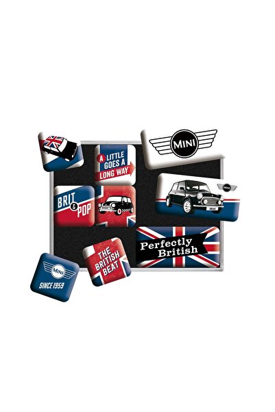 Nostalgic Art Nostalgic-Art 83079 mini – Union Jack, magnet-Set (9TEILIG)