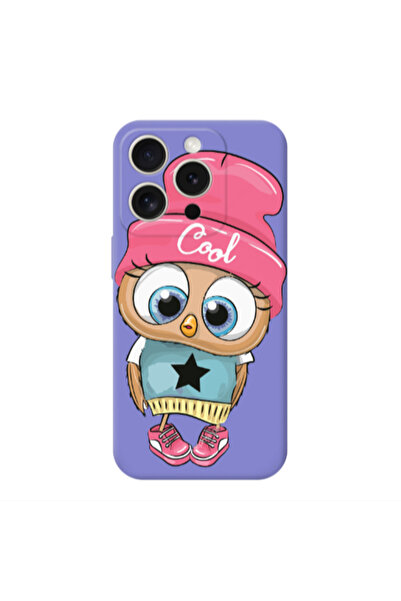 Other Apple iPhone 15 Pro Max Cool Star Purple Colored Silicone TPU Θήκη