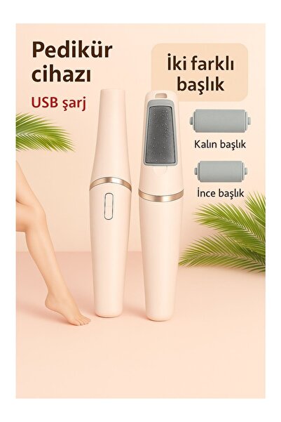 Pretify Şarjlı Ayak Törpüsü Pedikür ve Ayak Bakım Aleti Ayak Tabanı Bakım Tör...