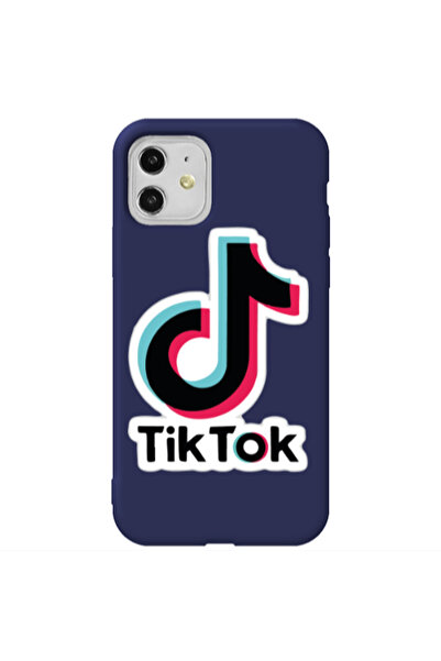 Other Apple iPhone 11 Tik Tok Dark blue Colored Silicone TPU Θήκη