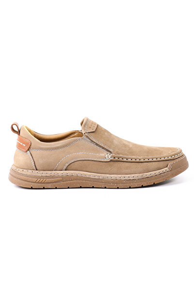 Tuna Genuine Leather Mink Casual Men's Shoes - 2907