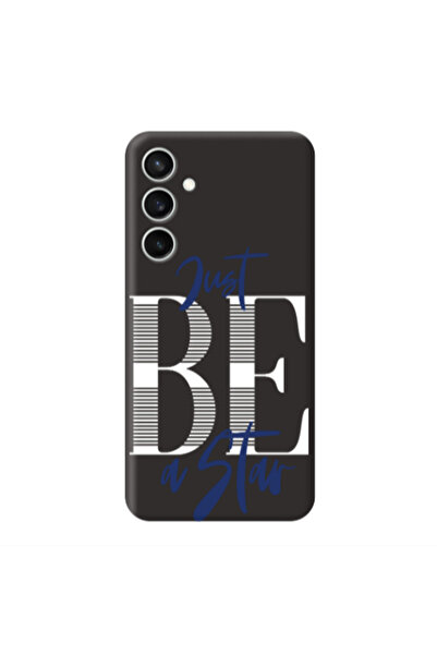 Other Samsung S24 Plus Just Be a Star Black Colored Silicone TPU Θήκη