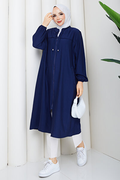 Pamuk Butik Γυναικείο καπέλο μεγάλου μεγέθους με γιακά και τσέπες Fleto