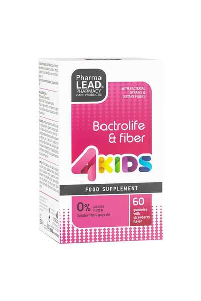 PharmaLEAD | 4Kids Bactrolife and Fiber Συμπλήρωμα Διατροφής Για Παιδιά Με Πρ...