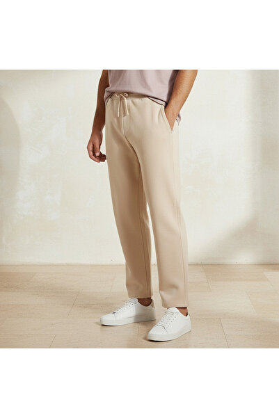FAV Men Regular Fit Scuba Joggers with Drawstring Closure