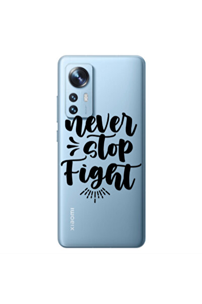 Other Xiaomi Mi 12 Never stop fight Transparent Silicone TPU Θήκη