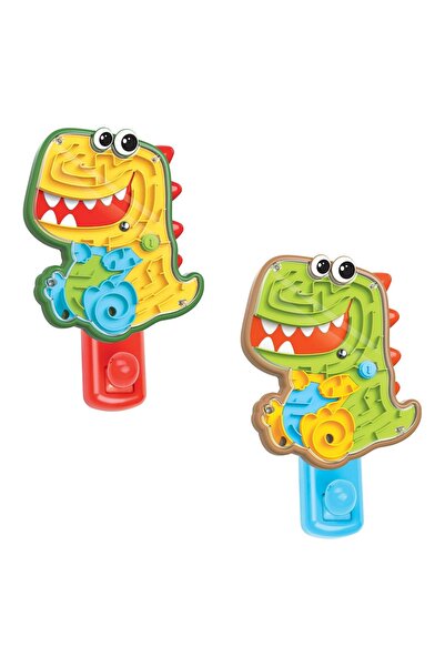 Z Store Joc de logică Labirintul Dinozaurilor – Galben/Verde