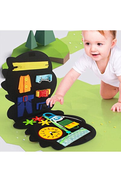 Z Store Carte senzorială cu dinozauri, jucărie de activitate pentru copii mici