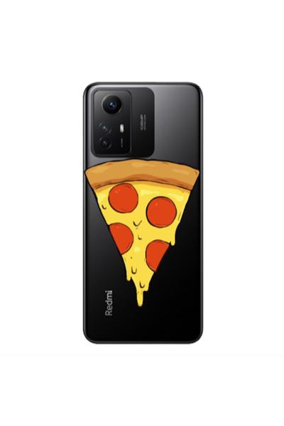 Other Xiaomi Redmi Note 12s Pizza Slice Transparent Silicone TPU Θήκη