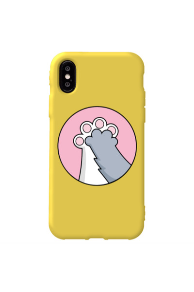 Other Apple iPhone Xs Max Come on Bro Yellow Colored Silicone TPU Θήκη