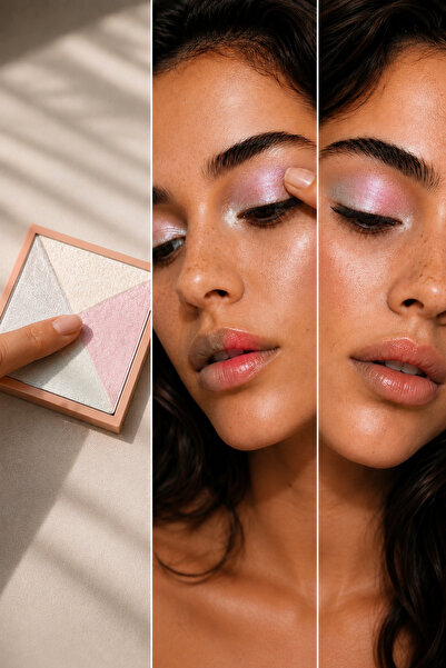 Dora Joy Yedek 4'lü Toz Far Holo Glow 01 Holografik Işıltılı Talc Free Hyalüronik Asit & E Vitamini / My Joy Fill Eyeshadow Quad Refill