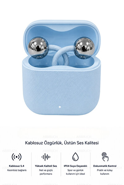 RAYLAX Açık Kulak Kablosuz Küpe Kulaklık - Charm Klips Tasarım Bluetooth Kula...
