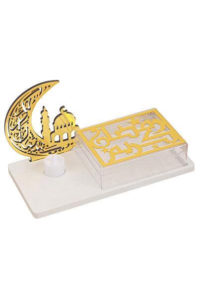 GGEROU Ramadan Tabletop Decors,Ramadan Serving Trays Ramadan Decorations,Rama...