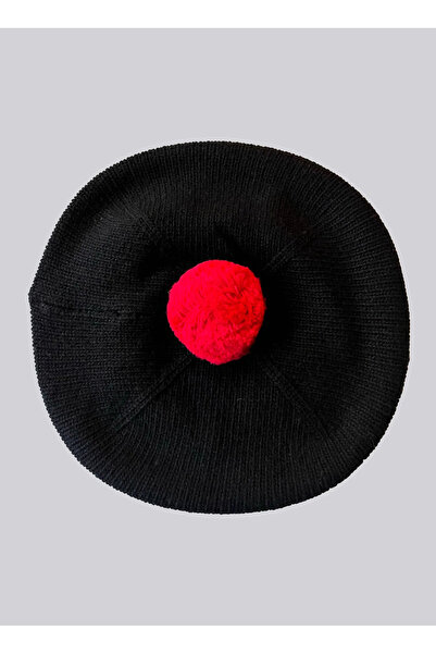 Tete Bleue Siyah Kadın Bere CLEMENT CASHMERE-BLEND FRENCH BERET