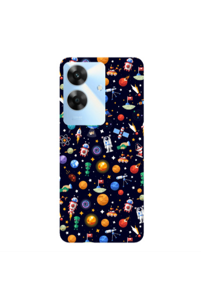 Other Realme Note 60 Small planets Transparent Silicone TPU Θήκη
