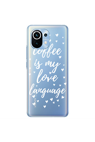 Other Xiaomi Mi 11 Coffe is my love language Transparent Silicone TPU Θήκη