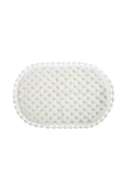 Nefnefhome Ταπετο Μπανιου Touch 55x85 nef-nef Home Wear Ecru 55x85
