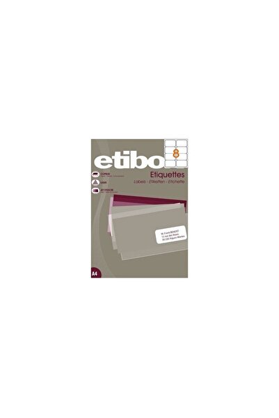MC Micostore Etichete autocolante Etibox 119764, 8/A4, 99.1x67.7mm, permanent...