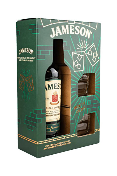 Jameson Whisky 0.7l, 40% alcool + 2 pahare