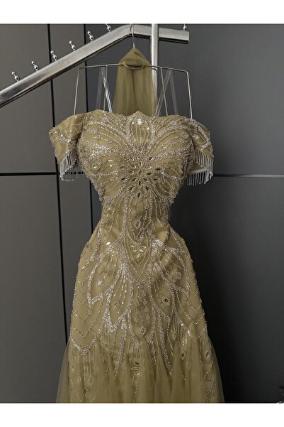 MANAR FASHION فستان وتين