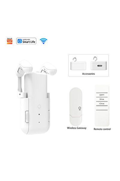 Choice1 ABS Single WiFi 3 in 1 Smart Curtain Motor Electric Curtain Robot Aut...