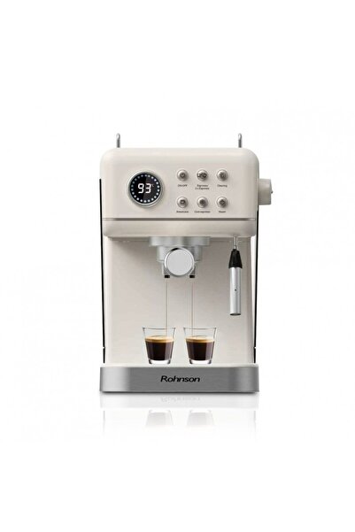 ROHNSON Espressor manual R98036 RETRO, 20 bari, 1350 W, 1,5 L, cafea măcinată...