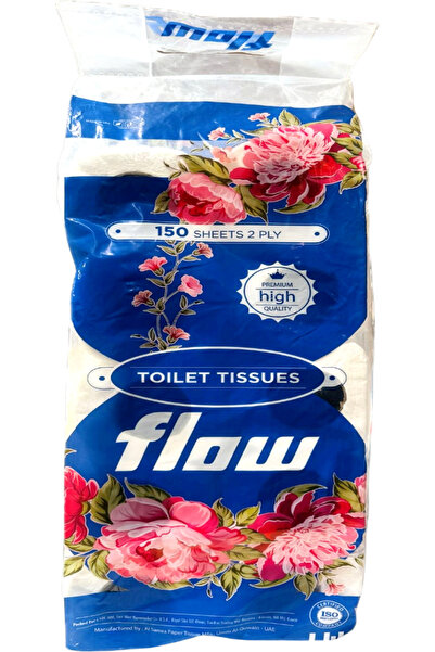 Flow Toilet Roll Embossed 2Ply 10x11cm 10x150's