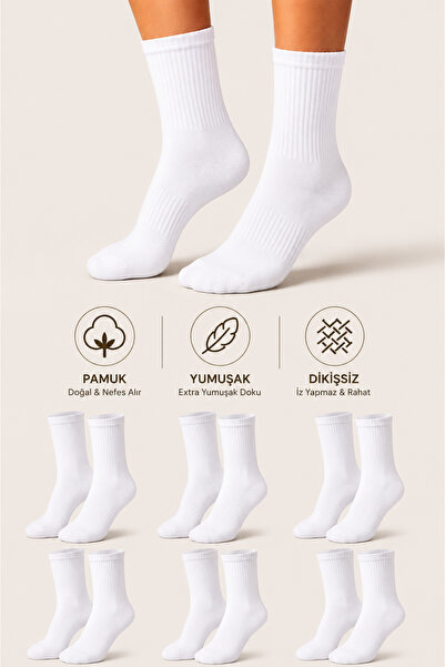 Ducks Socks Women's Cotton Seamless Socks 6-Piece Long Socks Daily Socks