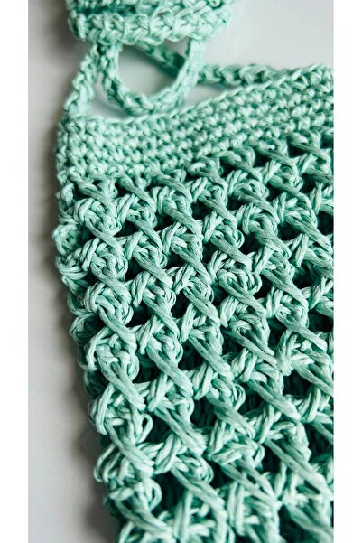 edirneörgü Straw Phone Bag, Paper String Bag
