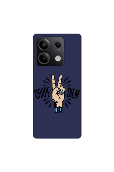 Other Xiaomi Redmi Note 13 5G Carpe Two Diem Dark blue Colored Silicone TPU Θήκη