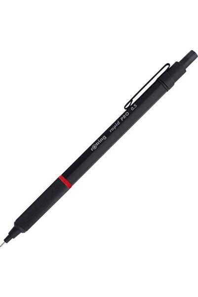 Rotring قلم رصاص رابيد برو ذو طرف مخفي 0.5 ملم، أسود