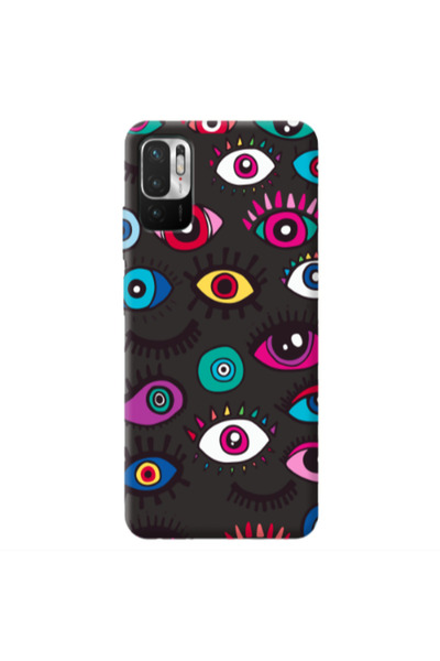 Other Xiaomi Redmi Note 10 Pro 5G Multiple eyes Black Colored Silicone TPU Θήκη