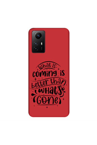 Other Xiaomi Redmi Note 12s What is coming Red Colored Silicone TPU Θήκη