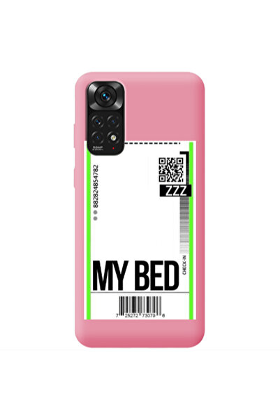 Other Xiaomi Redmi Note 11 4G My Bed ZZZ Pink Colored Silicone TPU Θήκη