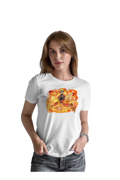 Generic Fashion World Naruto Anime Design High-Quality Printed Cotton T-Shirt