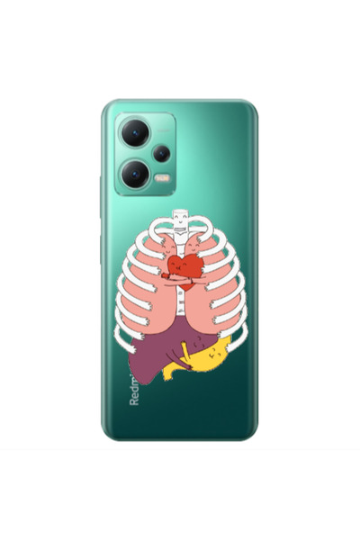 Other Xiaomi Redmi Note 12 Pro 5G Anatomy Transparent Silicone TPU Θήκη