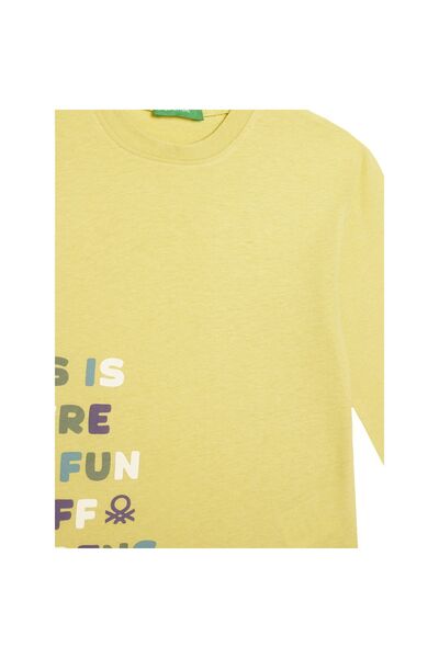 United Colors of Benetton Bluză băieți 35RYG10K4 Verde