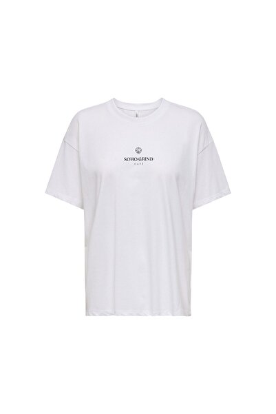 ONLY Γυναικείο T-shirt 15346761 Λευκό