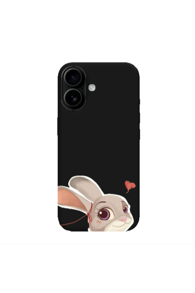 Other Apple Iphone 16 plus Valentines 16 Black Colored Silicone TPU Θήκη