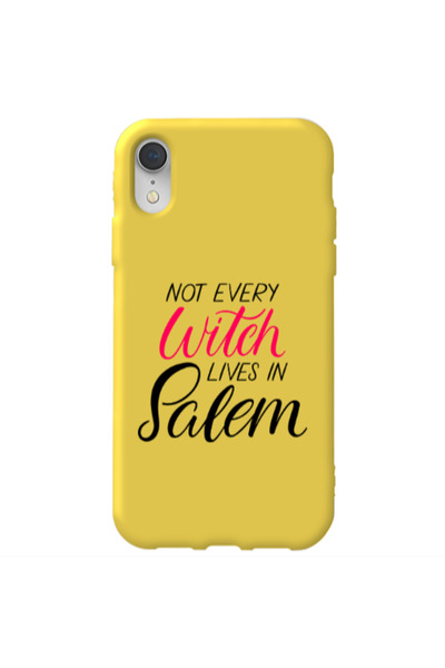 Other Apple iPhone Xr Not every witch lives in salem Yellow Colored Silicone ...