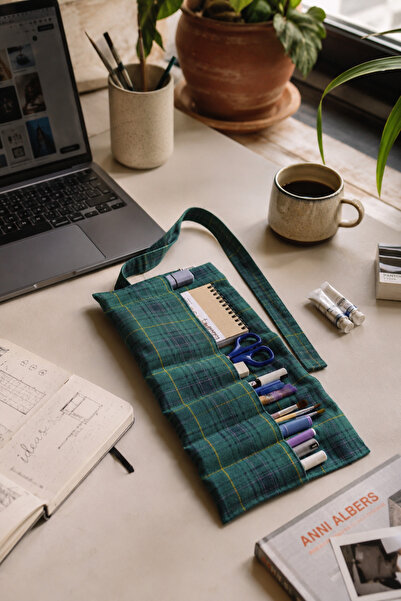 Lems Studio Roll Cotton Roll Organizer + Experto A6 200Gr Sketchbook Set