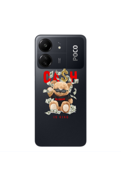 Other Xiaomi Poco C65 Cash is king Transparent Silicone TPU Θήκη