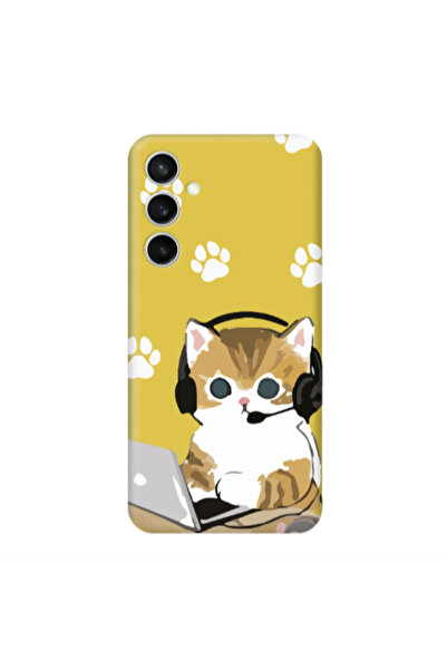 Other Samsung S24 Plus Call Center Yellow Colored Silicone TPU Θήκη