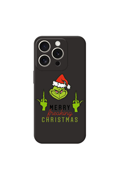 Other Apple Iphone 16 Pro Merry Christmas44 Black Colored Silicone TPU Θήκη