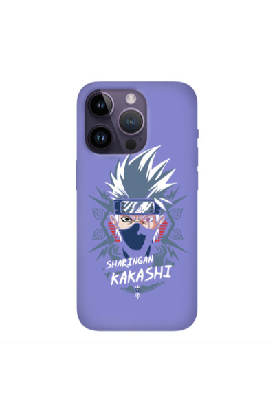 Other Apple iPhone 14 Pro Anime Mangoo Purple Colored Silicone TPU Θήκη