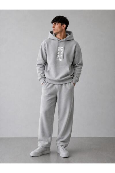 caddekombin Unisex Men'S/Women's Vertical Money Written Kangaroo Pocket Hoode...